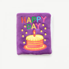 Happy Birthday Card Nosework Dog Toy