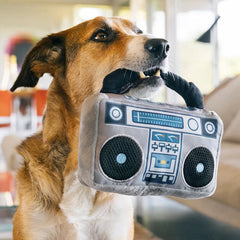 80s Classics Dog Toy - Boopbox Music Player