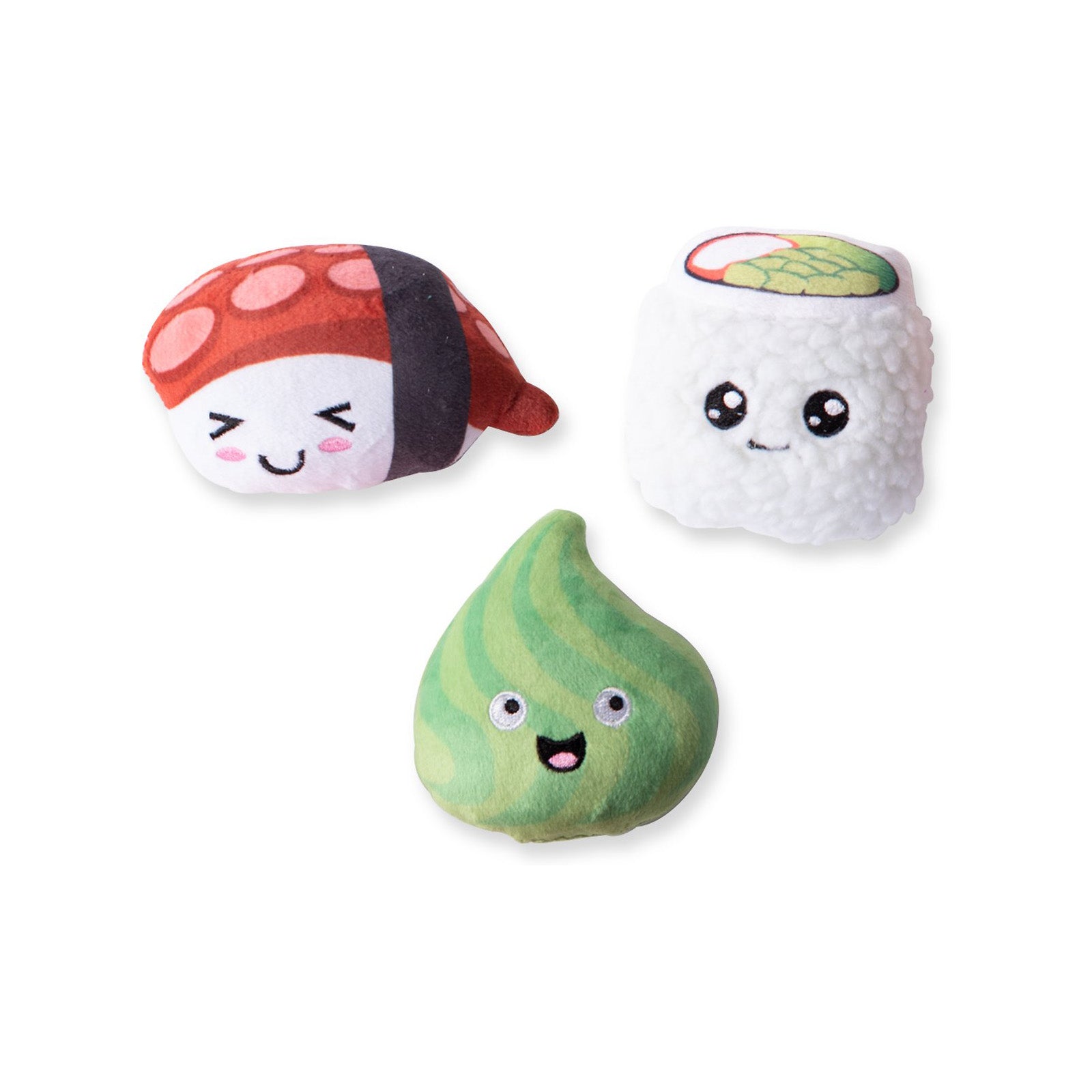 Sushi-holic Mini Dog Toys (Set of 3)