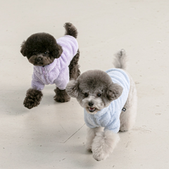 Fluffy Fleece Jacket Lilac Purple