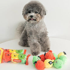 Bear Candy Ball Dog Toys (Set of 3)