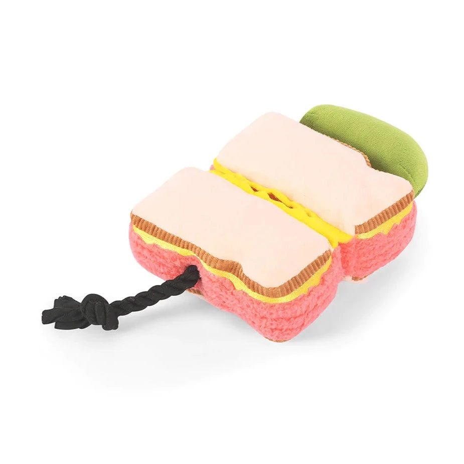 Montreal Munchies Dog Toy - Mon-treat-al Smoked Meat Sandwich
