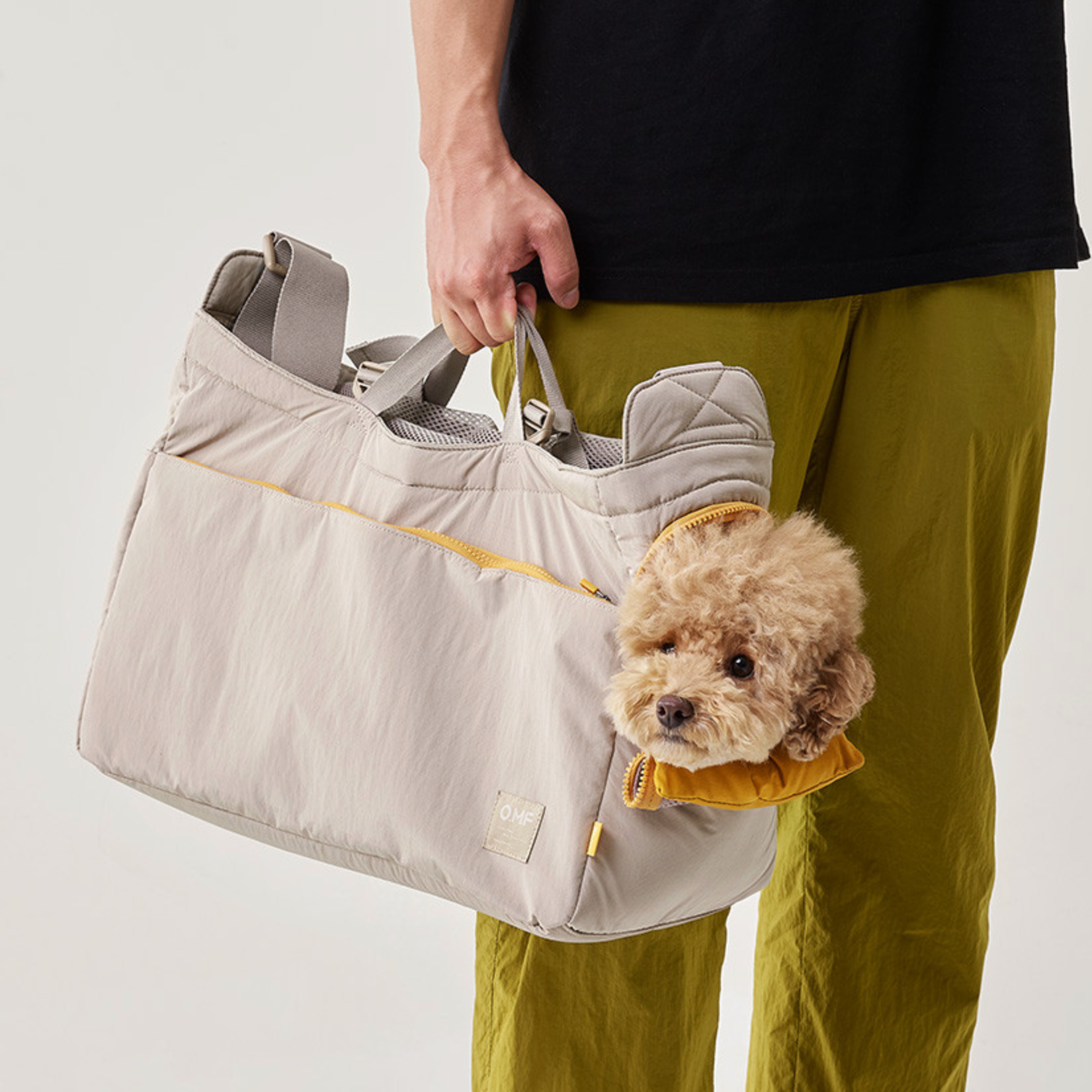  BETOP HOUSE Fashion Dog Carrier PU Leather Dog Handbag Dog  Purse Cat Tote Bag Pet Cat Dog Hiking Bag, Brown, Large : Pet Supplies