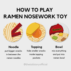 Ramen Nosework Dog Toy