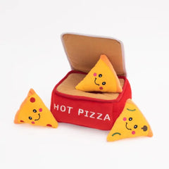 Zippy Burrow Dog Toy - Pizza Box