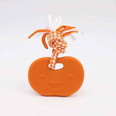 Halloween ZippyTuff Teetherz Dog Chew Toy - Pumpkin