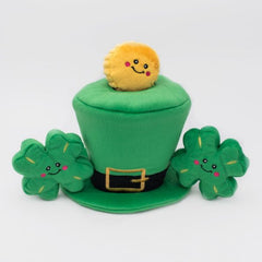 St. Patrick's Burrow Dog Toy - Leprechaun Hat