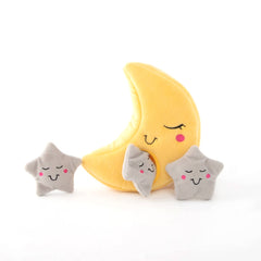 Zippy Burrow Dog Toy - Moon and Stars