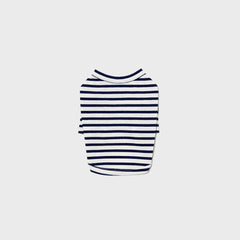 Striped Dog T-Shirt Blue