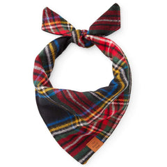 Stewart Plaid Flannel Dog Bandana